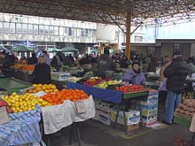 Markale. Mercado local en el centro de Sarajevo